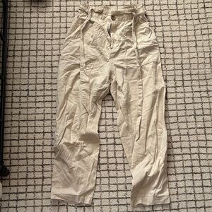 2/$10 HM Khaki Cinched Waist Pants